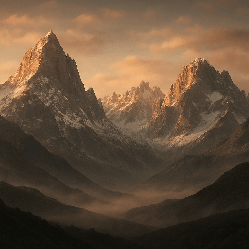 A still mountain lake at first light